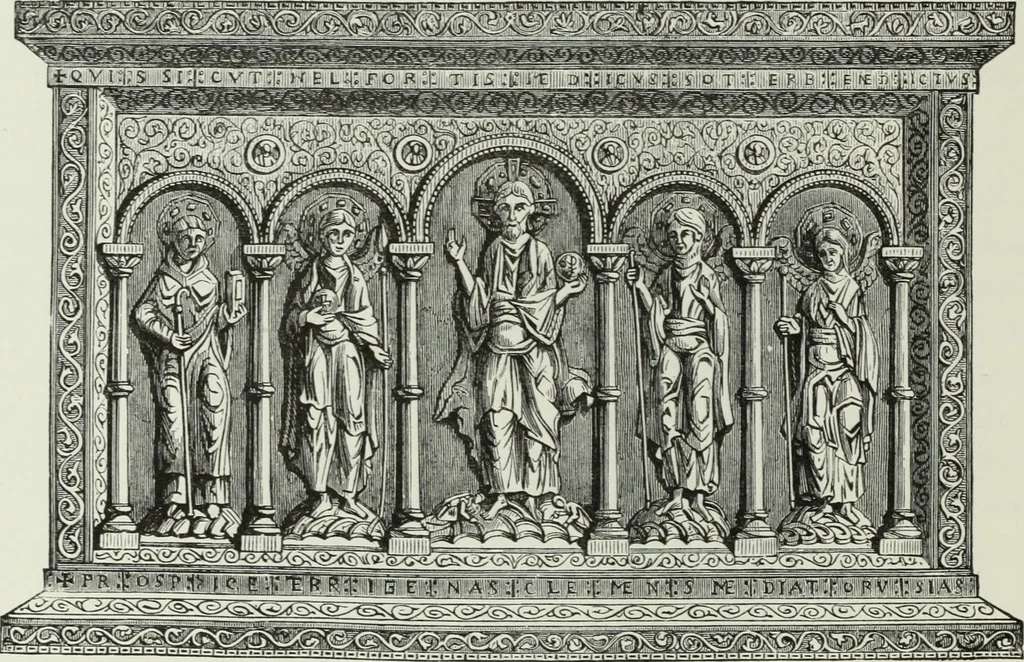 An illustration from The arts in the Middle Ages and the Renaissance, 1886, leaf 151