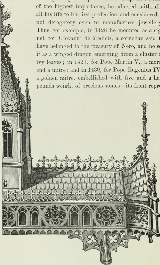 An illustration from The arts in the Middle Ages and the Renaissance, 1886, leaf 165