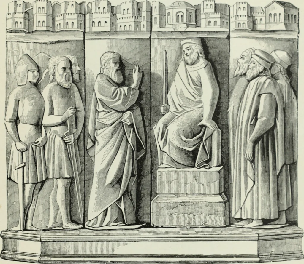 An illustration from The arts in the Middle Ages and the Renaissance, 1886, leaf 332