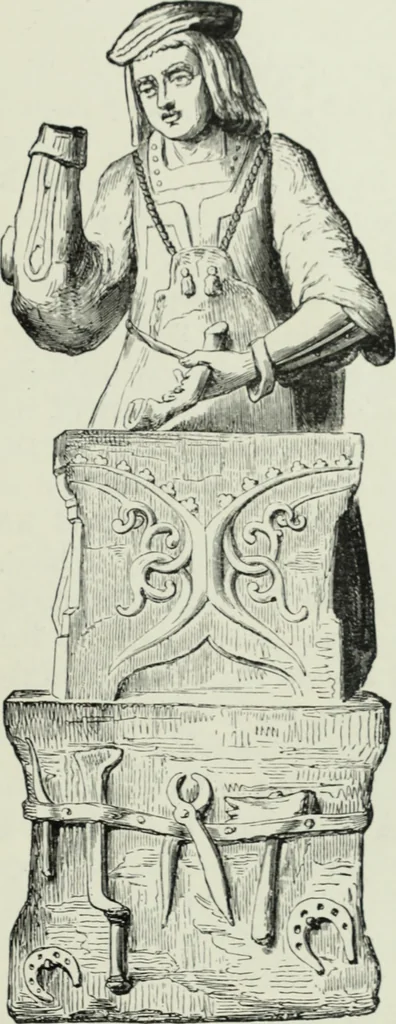 An illustration from The arts in the Middle Ages and the Renaissance, 1886, leaf 334