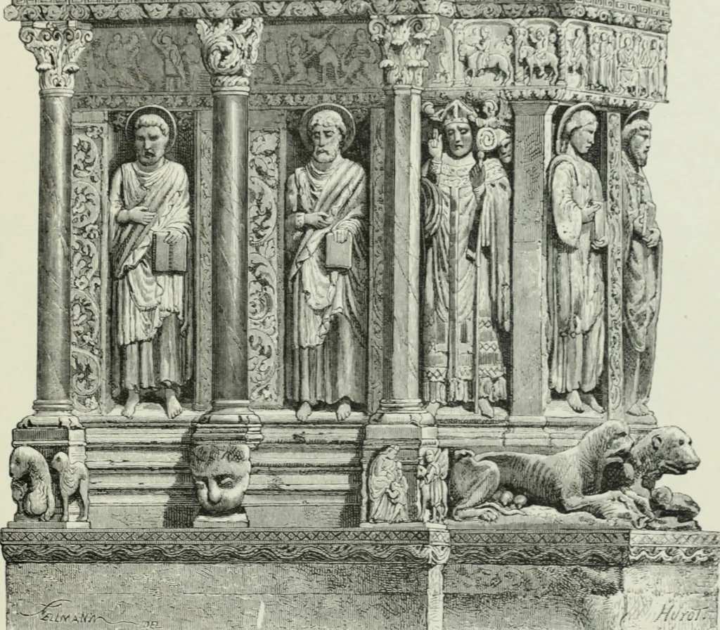 An illustration from The arts in the Middle Ages and the Renaissance, 1886, leaf 356