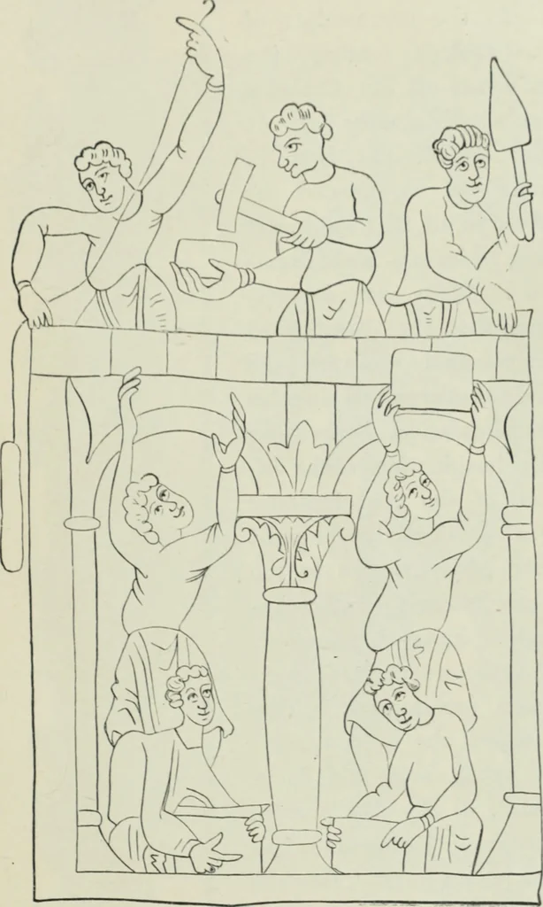 An illustration from The arts in the Middle Ages and the Renaissance, 1886, leaf 414