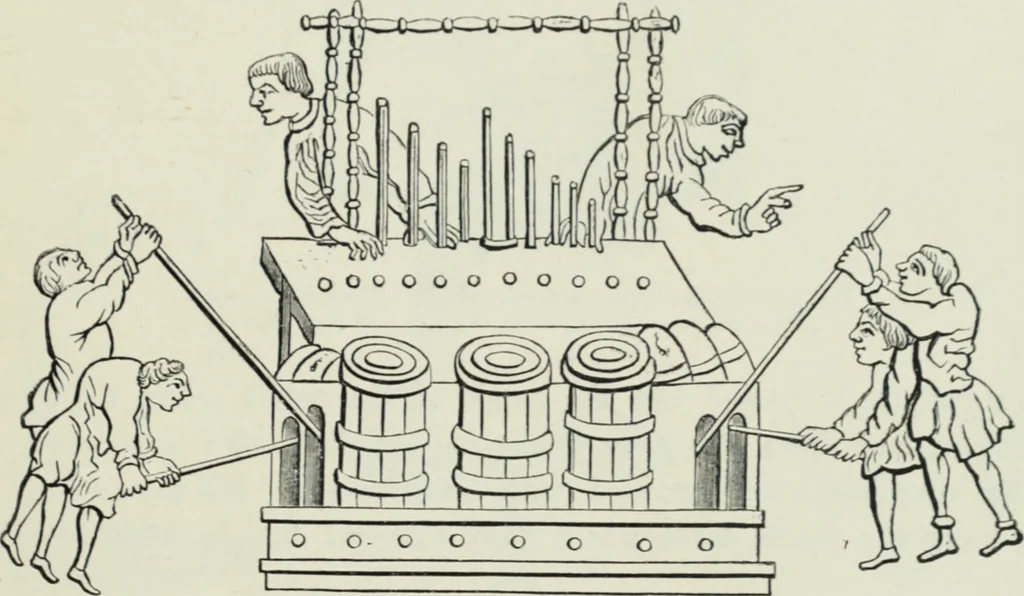 An illustration from The arts in the Middle Ages and the Renaissance, 1886, leaf 518