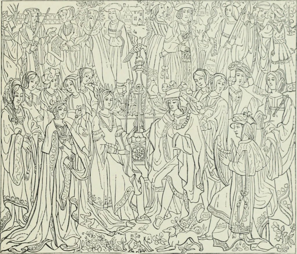 An illustration from The arts in the Middle Ages and the Renaissance, 1886, leaf 72