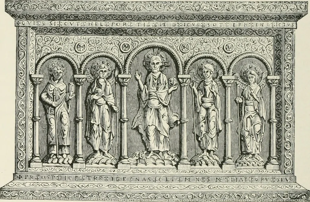 An illustration from The arts in the Middle Ages, and at the period of the Renaissance, 1875, leaf 175