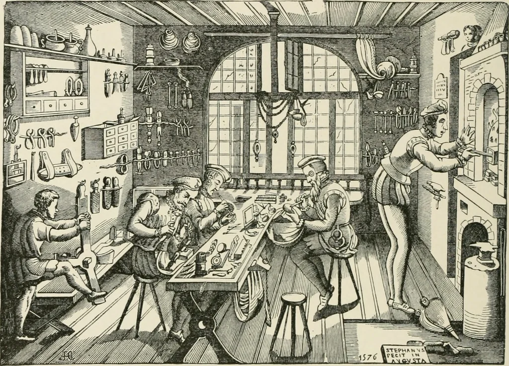 An illustration from The arts in the Middle Ages, and at the period of the Renaissance, 1875, leaf 205