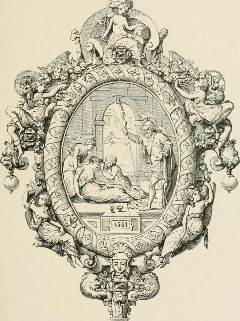 An illustration from The arts in the Middle Ages, and at the period of the Renaissance, 1875, leaf 54