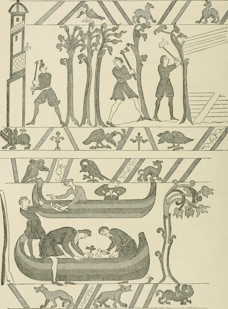 An illustration from The arts in the Middle Ages, and at the period of the Renaissance, 1875, leaf 75
