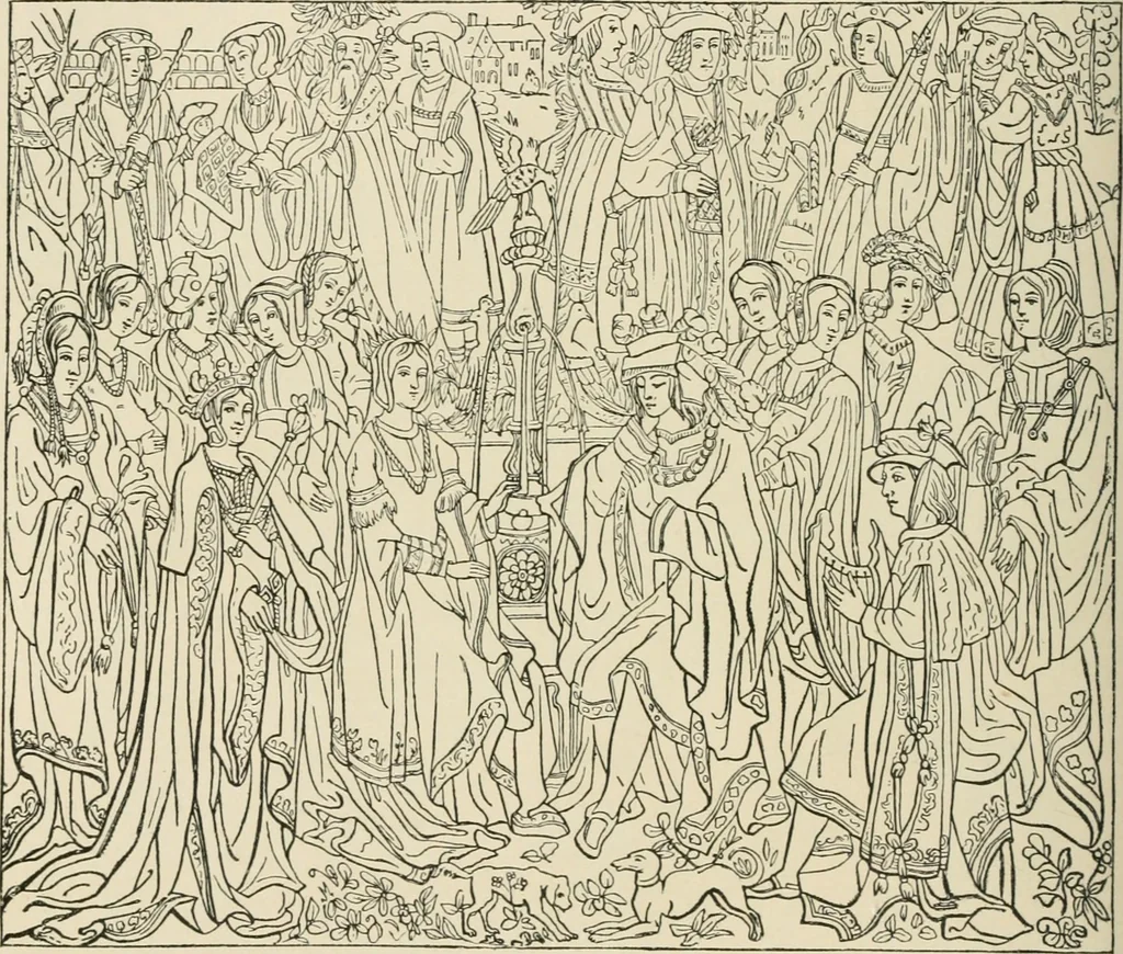 An illustration from The arts in the Middle Ages, and at the period of the Renaissance, 1875, leaf 77