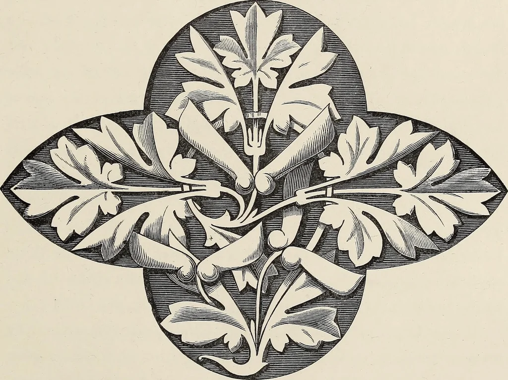 An illustration from Art-studies from nature, as applied to design : for the use of architects, designers, and manufacturers, 1872, leaf 84