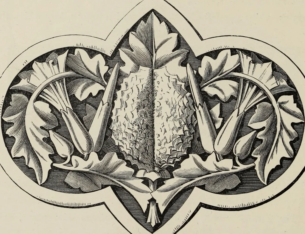 An illustration from Art-studies from nature, as applied to design : for the use of architects, designers, and manufacturers, 1872, leaf 97