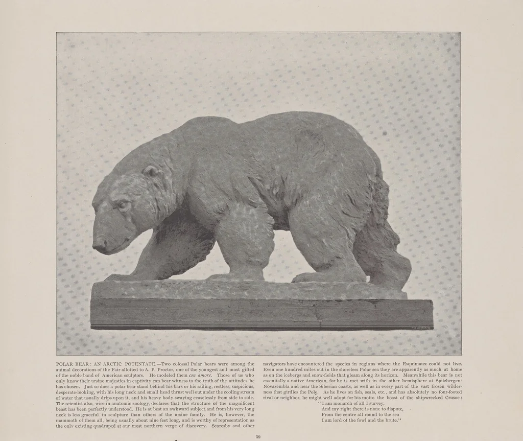 An illustration from Art treasures from the World's fair; reproductions of the famous statuary that adorned the buildings, to which are added many of the famous paintings exhibited in the Art palace, 1895, leaf 59