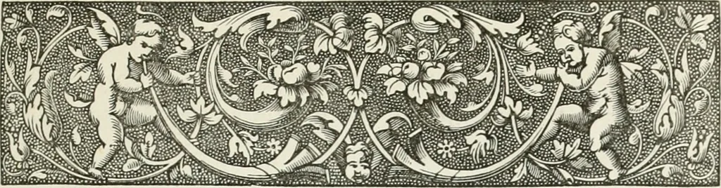 An illustration from Art treasures of the Lambeth library. A description of the illuminated mauscripts, etc;, 1873, leaf 20