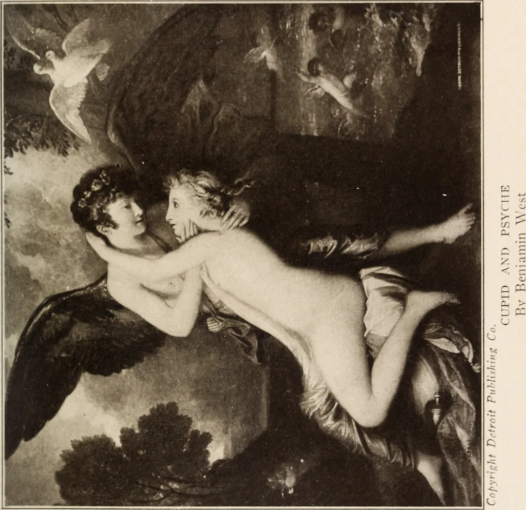An illustration from The art treasures of Washington : an account of the Corcoran Gallery of Art and of the National Gallery and Museum, with descriptions and criticisms of their contents; including, also, an account of the works of art in the Capitol, and in the Library of Congress, and of the most important statuary in the city, 1912, leaf 164