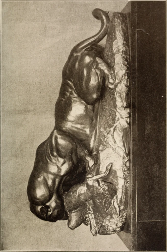 An illustration from The art treasures of Washington : an account of the Corcoran Gallery of Art and of the National Gallery and Museum, with descriptions and criticisms of their contents; including, also, an account of the works of art in the Capitol, and in the Library of Congress, and of the most important statuary in the city, 1912, leaf 258