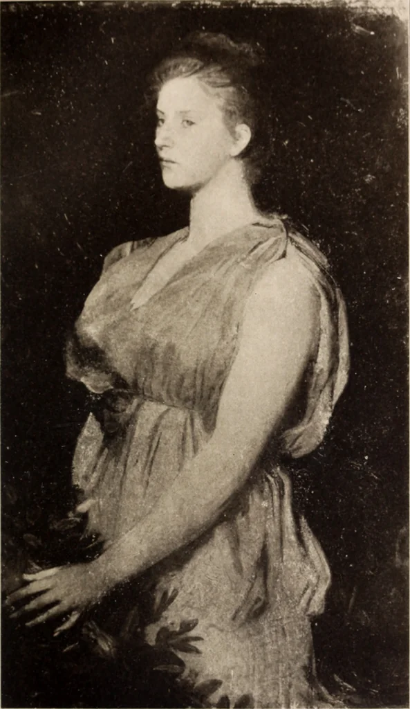 An illustration from The art treasures of Washington : an account of the Corcoran Gallery of Art and of the National Gallery and Museum, with descriptions and criticisms of their contents; including, also, an account of the works of art in the Capitol, and in the Library of Congress, and of the most important statuary in the city, 1912, leaf 364