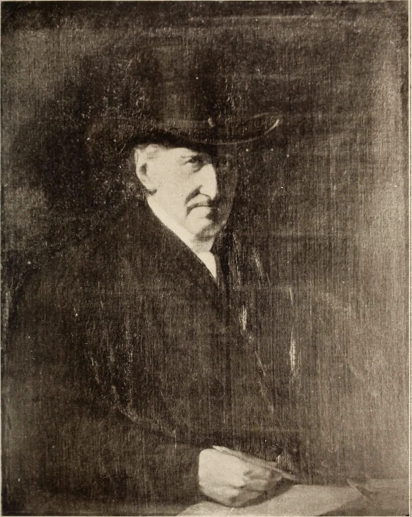 An illustration from The art treasures of Washington : an account of the Corcoran Gallery of Art and of the National Gallery and Museum, with descriptions and criticisms of their contents; including, also, an account of the works of art in the Capitol, and in the Library of Congress, and of the most important statuary in the city, 1912, leaf 486
