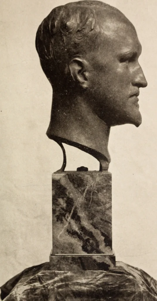 An illustration from The art treasures of Washington : an account of the Corcoran Gallery of Art and of the National Gallery and Museum, with descriptions and criticisms of their contents; including, also, an account of the works of art in the Capitol, and in the Library of Congress, and of the most important statuary in the city, 1912, leaf 524
