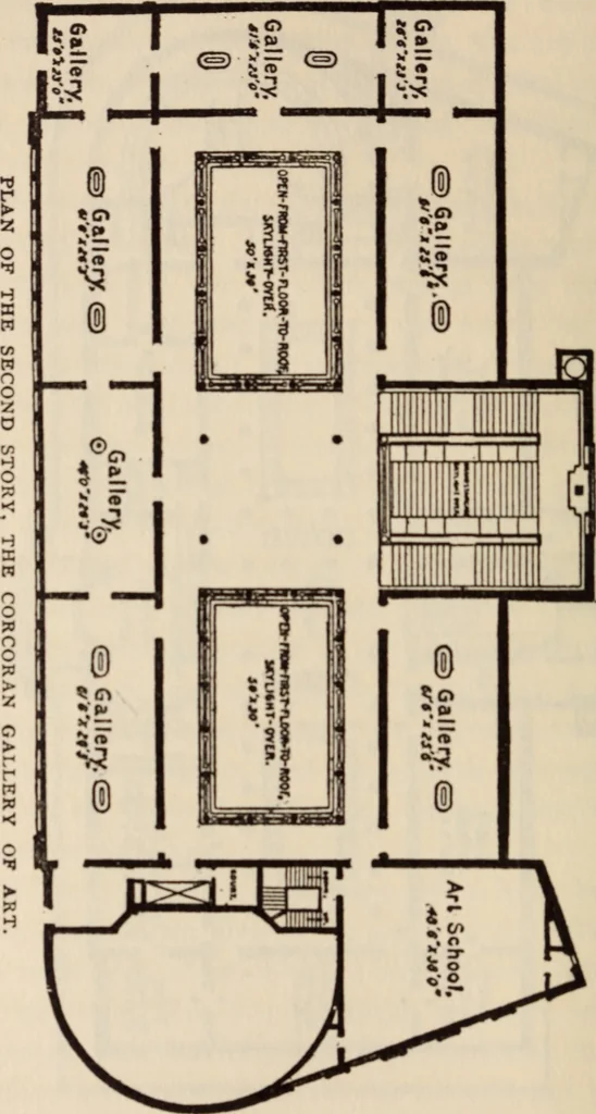 An illustration from The art treasures of Washington : an account of the Corcoran Gallery of Art and of the National Gallery and Museum, with descriptions and criticisms of their contents; including, also, an account of the works of art in the Capitol, and in the Library of Congress, and of the most important statuary in the city, 1912, leaf 75
