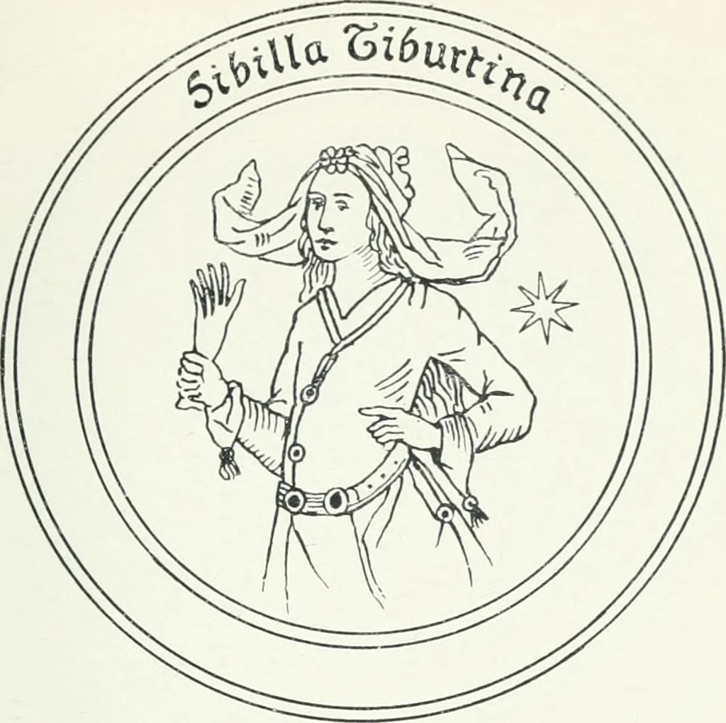 An illustration from "As David and the sibyls say" : a sketch of the sibyls and the sibylline oracles, 1905, leaf 234