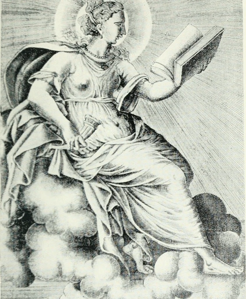 An illustration from "As David and the sibyls say" : a sketch of the sibyls and the sibylline oracles, 1905, leaf 40