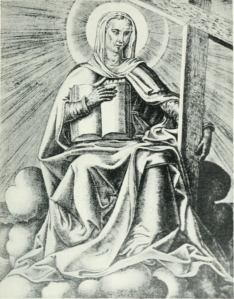 An illustration from "As David and the sibyls say" : a sketch of the sibyls and the sibylline oracles, 1905, leaf 70