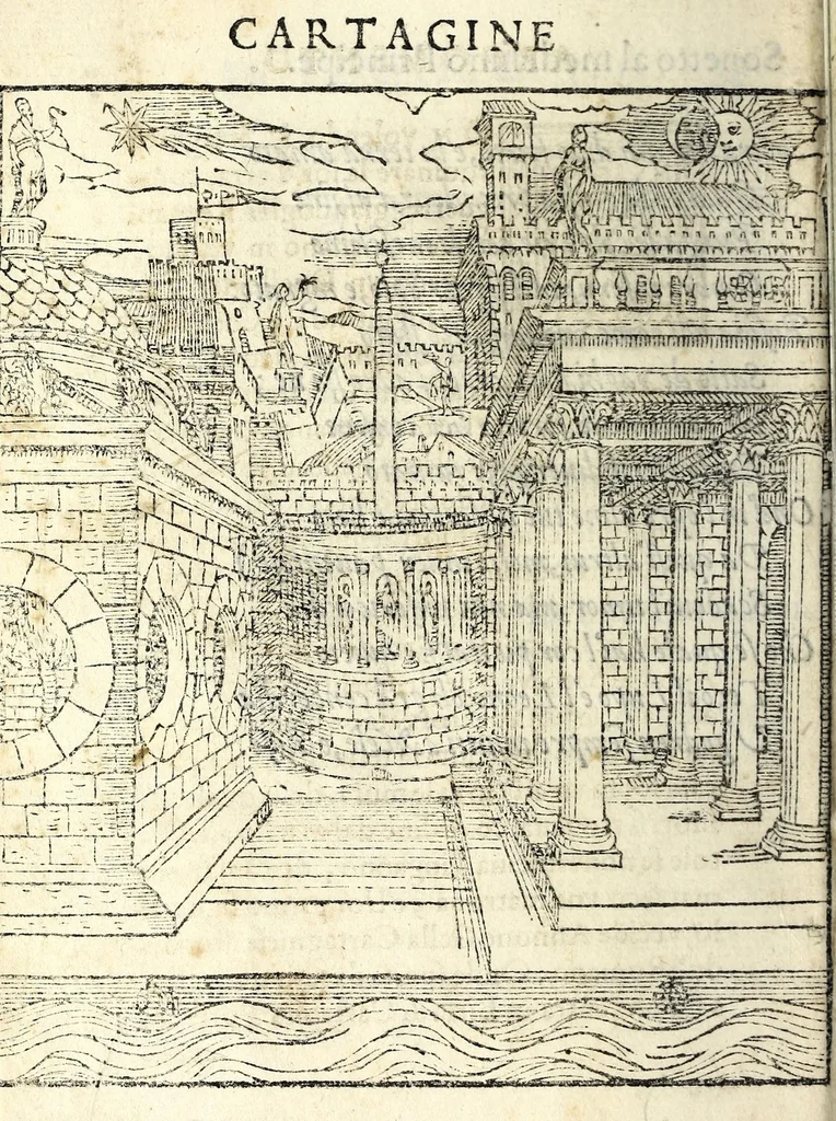 An illustration from Asdrvbale : tragedia, 1562, leaf 12