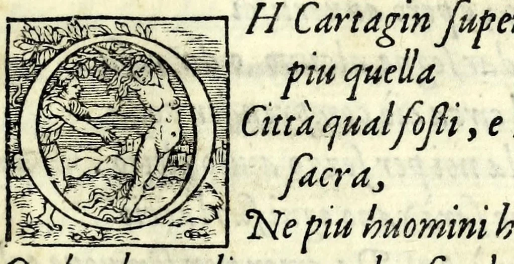 An illustration from Asdrvbale : tragedia, 1562, leaf 21
