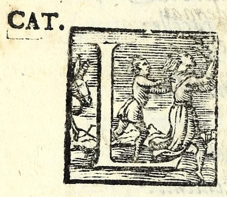 An illustration from Asdrvbale : tragedia, 1562, leaf 90
