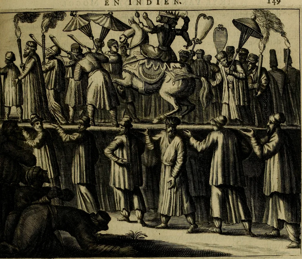 An illustration from Asia, of, Naukeurige beschryving van het rijk des Grooten Mogols, en een groot gedeelte van Indien ..., 1672, leaf 178