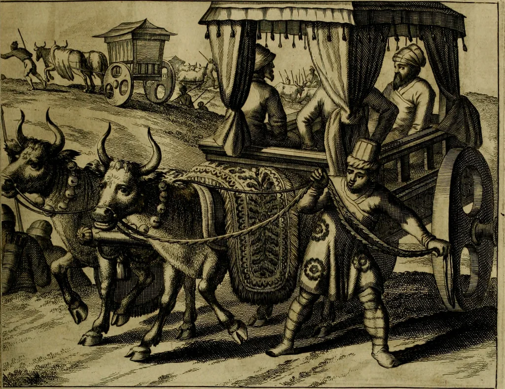 An illustration from Asia, of, Naukeurige beschryving van het rijk des Grooten Mogols, en een groot gedeelte van Indien ..., 1672, leaf 226