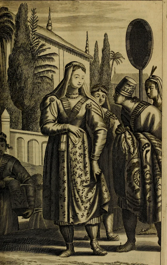 An illustration from Asia, of, Naukeurige beschryving van het rijk des Grooten Mogols, en een groot gedeelte van Indien ..., 1672, leaf 256