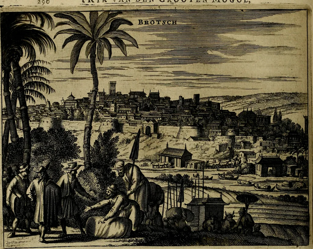 An illustration from Asia, of, Naukeurige beschryving van het rijk des Grooten Mogols, en een groot gedeelte van Indien ..., 1672, leaf 357