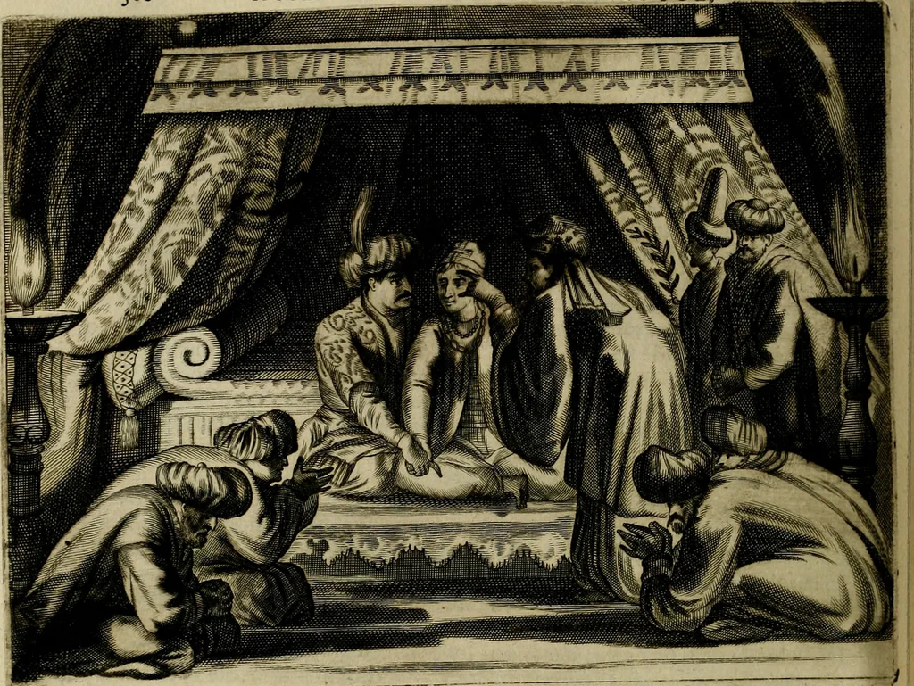 An illustration from Asia, of, Naukeurige beschryving van het rijk des Grooten Mogols, en een groot gedeelte van Indien ..., 1672, leaf 373
