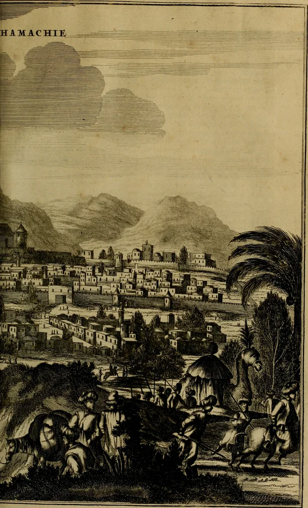 An illustration from Asia, of, Naukeurige beschryving van het rijk des Grooten Mogols, en een groot gedeelte van Indien ..., 1672, leaf 490