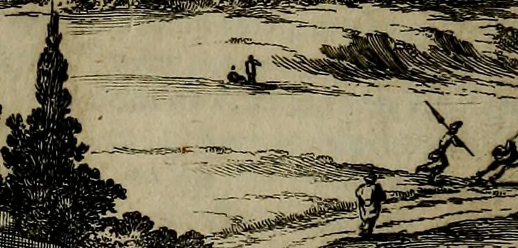 An illustration from Asia, of, Naukeurige beschryving van het rijk des Grooten Mogols, en een groot gedeelte van Indien ..., 1672, leaf 517
