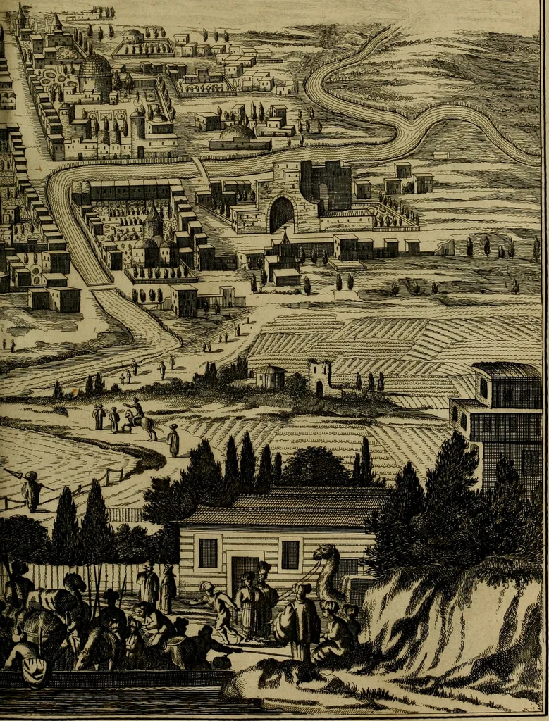 An illustration from Asia, of, Naukeurige beschryving van het rijk des Grooten Mogols, en een groot gedeelte van Indien ..., 1672, leaf 526