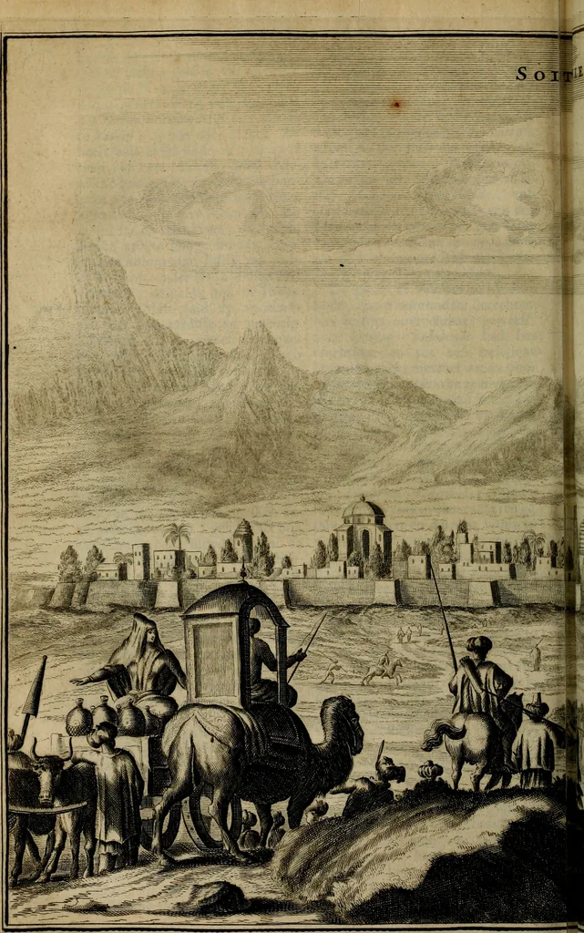 An illustration from Asia, of, Naukeurige beschryving van het rijk des Grooten Mogols, en een groot gedeelte van Indien ..., 1672, leaf 539