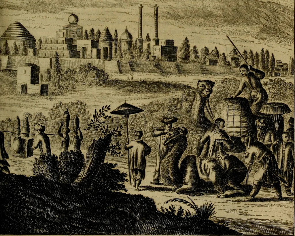 An illustration from Asia, of, Naukeurige beschryving van het rijk des Grooten Mogols, en een groot gedeelte van Indien ..., 1672, leaf 540