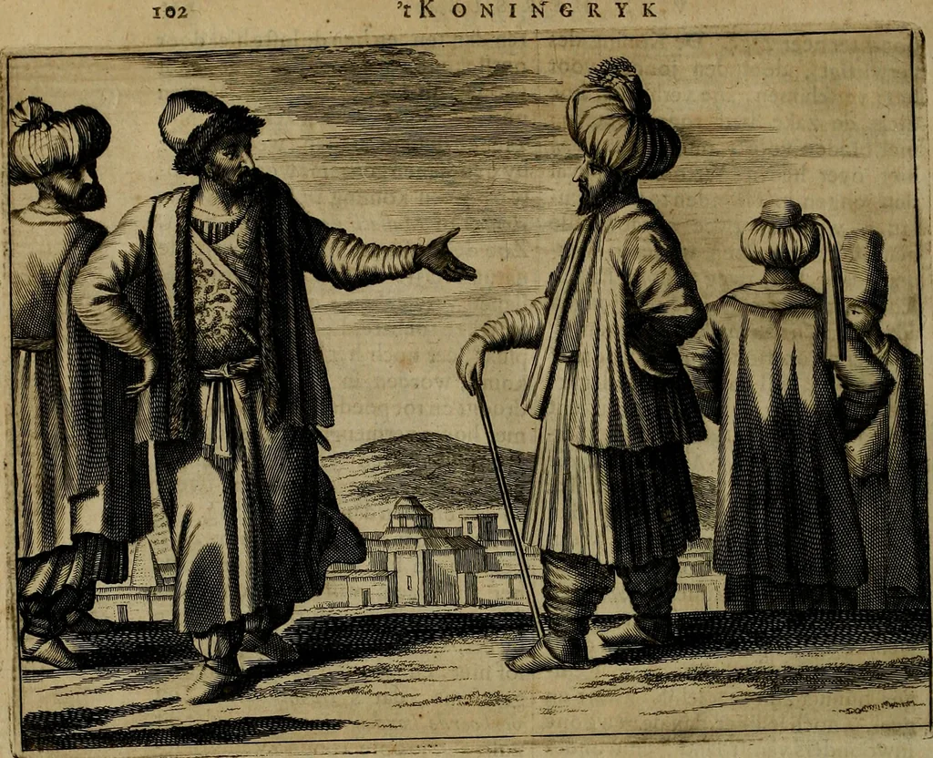 An illustration from Asia, of, Naukeurige beschryving van het rijk des Grooten Mogols, en een groot gedeelte van Indien ..., 1672, leaf 609
