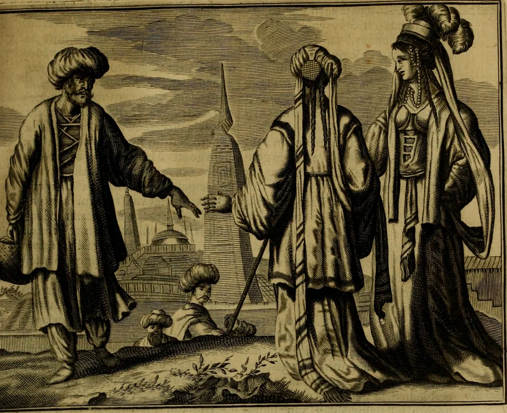 An illustration from Asia, of, Naukeurige beschryving van het rijk des Grooten Mogols, en een groot gedeelte van Indien ..., 1672, leaf 612