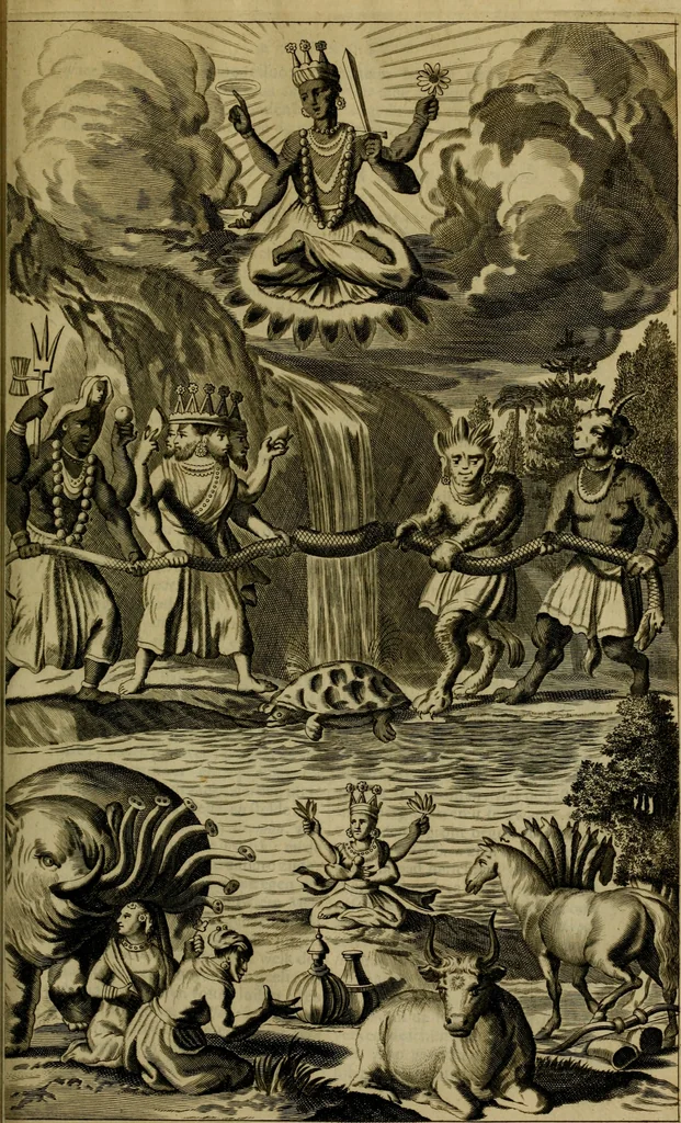 An illustration from Asia, of, Naukeurige beschryving van het rijk des Grooten Mogols, en een groot gedeelte van Indien ..., 1672, leaf 98