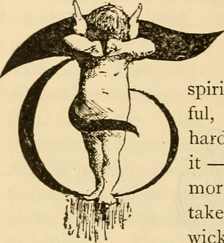 An illustration from As it is to be, 1892, leaf 141