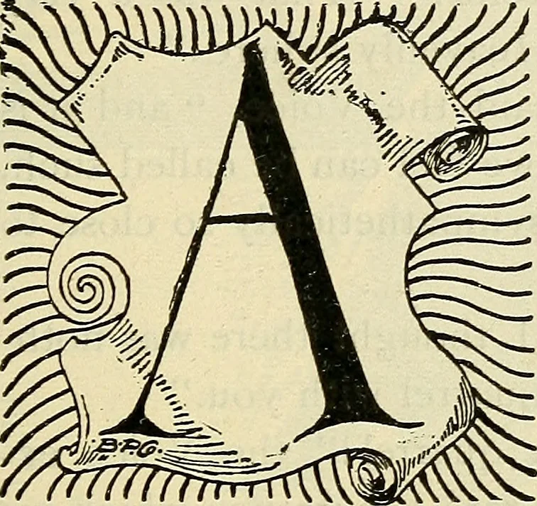 An illustration from As it is to be, 1892, leaf 160