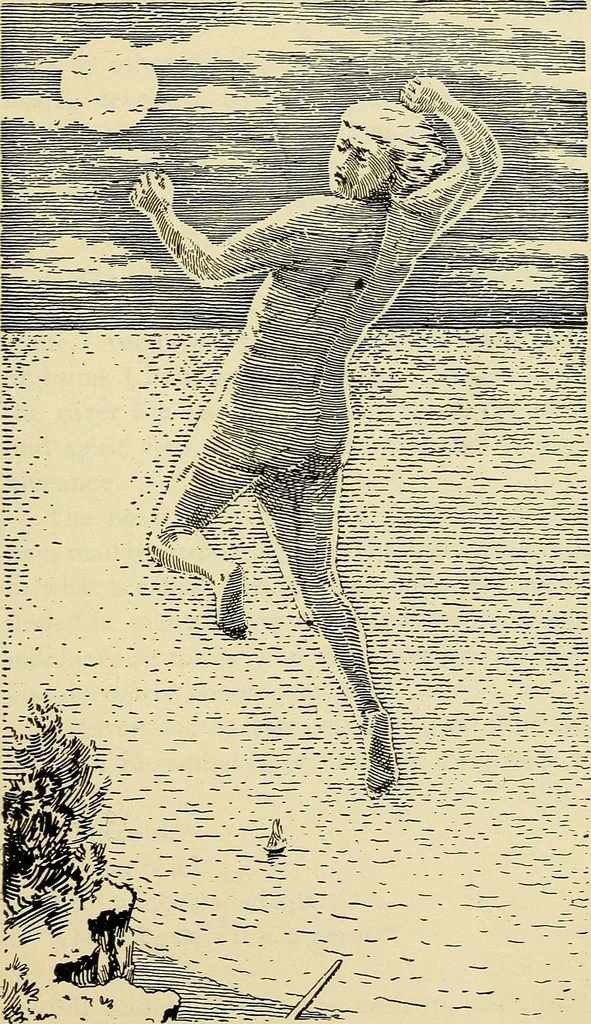 An illustration from As it is to be, 1892, leaf 162