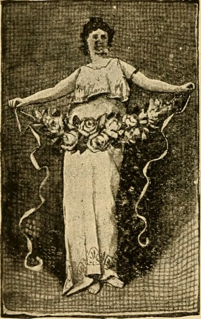 An illustration from As it is to be, 1892, leaf 187