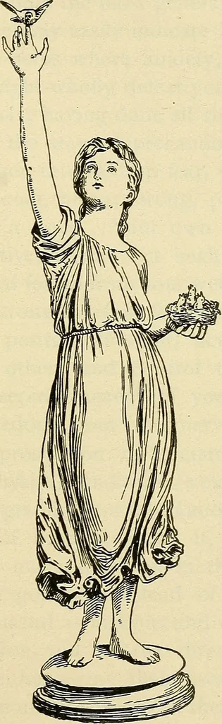 An illustration from As it is to be, 1892, leaf 212