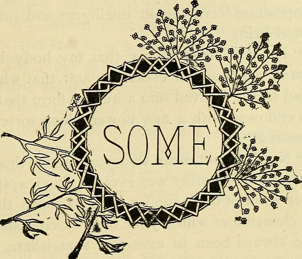 An illustration from As it is to be, 1892, leaf 264