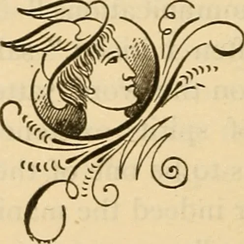An illustration from As it is to be, 1892, leaf 49
