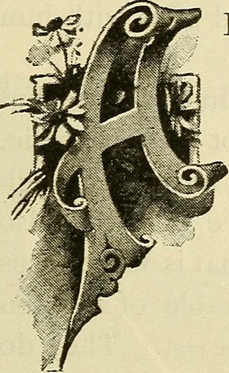 An illustration from As it is to be, 1892, leaf 50